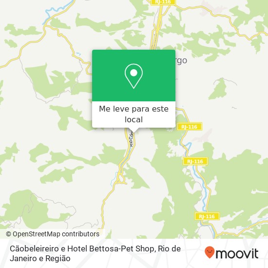 Cãobeleireiro e Hotel Bettosa-Pet Shop mapa