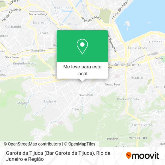 Garota da Tijuca mapa