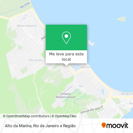 Alto da Marina mapa