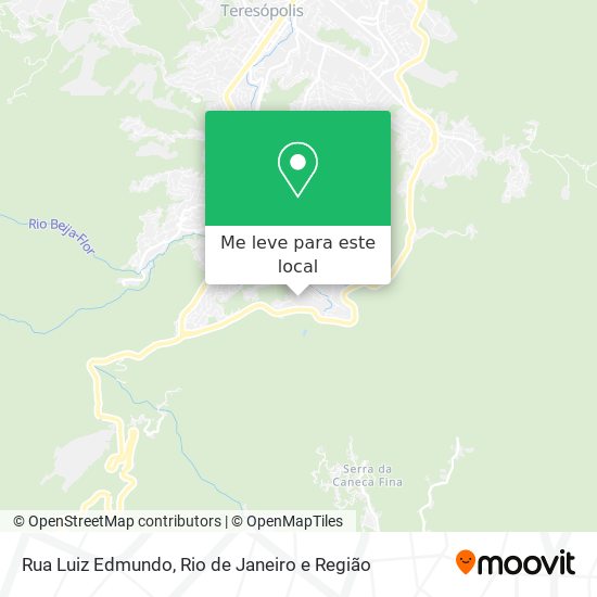 Rua Luiz Edmundo mapa