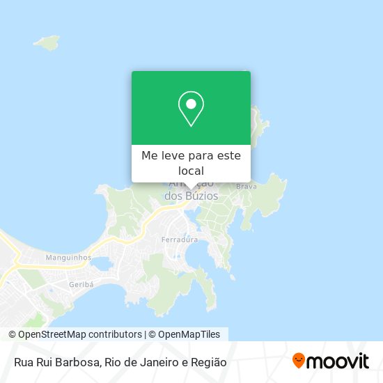 Rua Rui Barbosa mapa