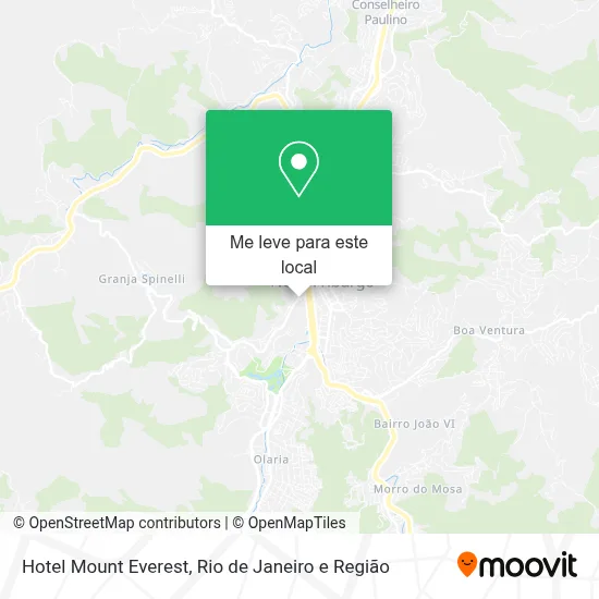 Hotel Mount Everest mapa