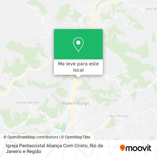 Igreja Pentecostal Aliança Com Cristo mapa