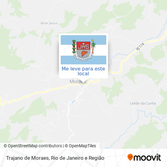 Trajano de Moraes mapa