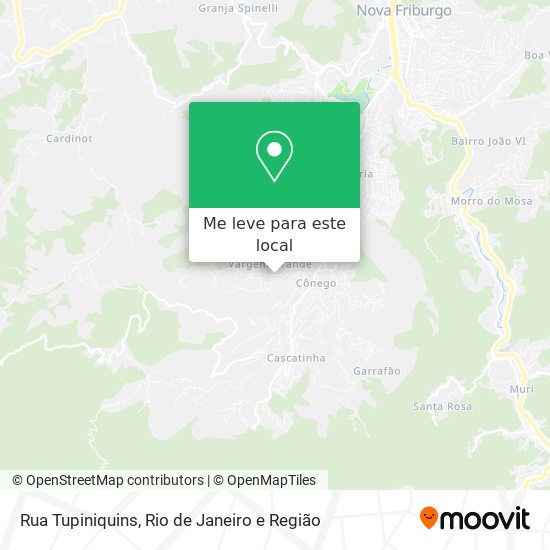 Rua Tupiniquins mapa