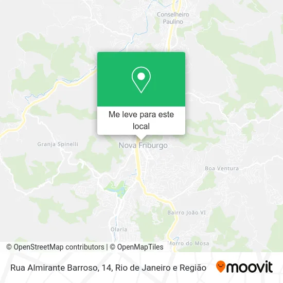 Rua Almirante Barroso, 14 mapa