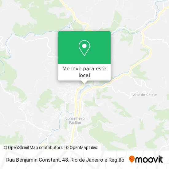 Rua Benjamin Constant, 48 mapa
