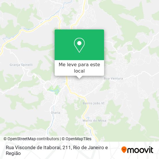 Rua Visconde de Itaboraí, 211 mapa