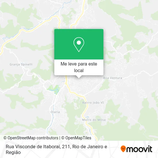 Rua Visconde de Itaboraí, 211 mapa