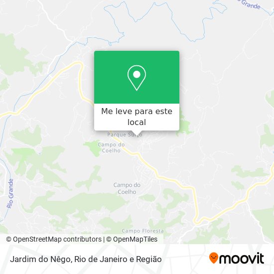 Jardim do Nêgo mapa