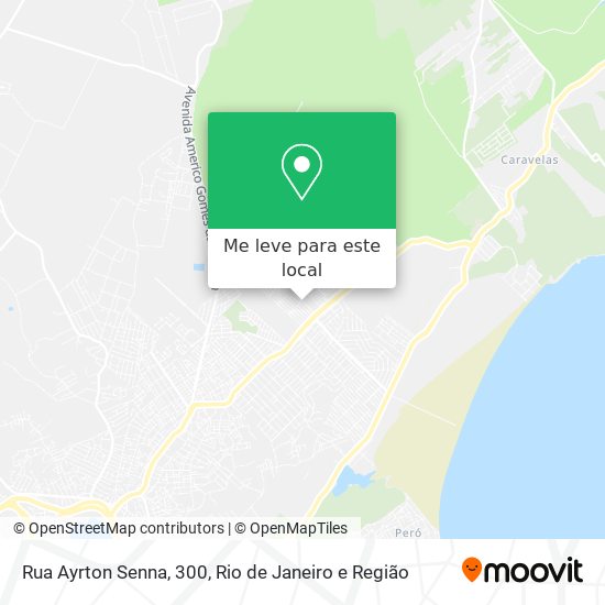 Rua Ayrton Senna, 300 mapa