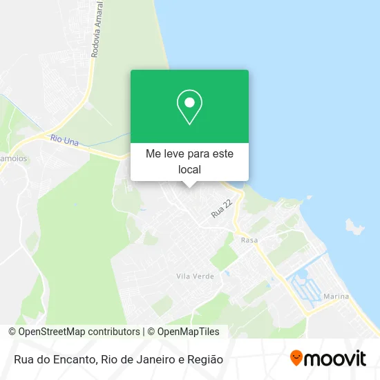 Rua do Encanto mapa