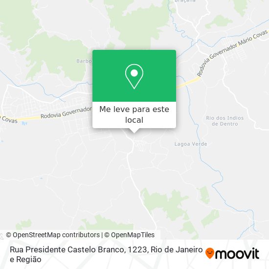 Rua Presidente Castelo Branco, 1223 mapa
