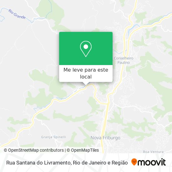 Rua Santana do Livramento mapa