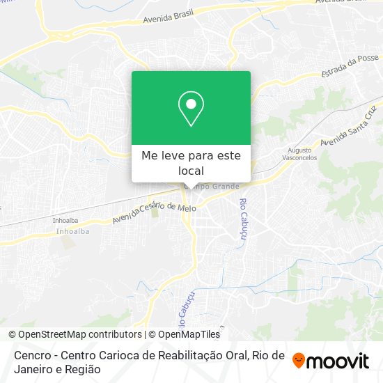 Cencro - Centro Carioca de Reabilitação Oral mapa