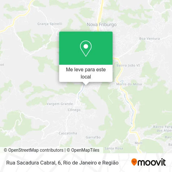 Rua Sacadura Cabral, 6 mapa