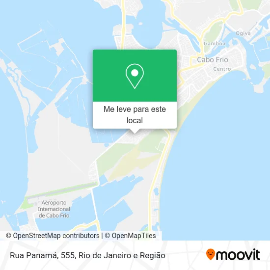 Rua Panamá, 555 mapa