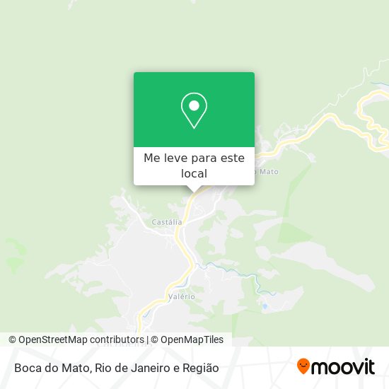Boca do Mato mapa