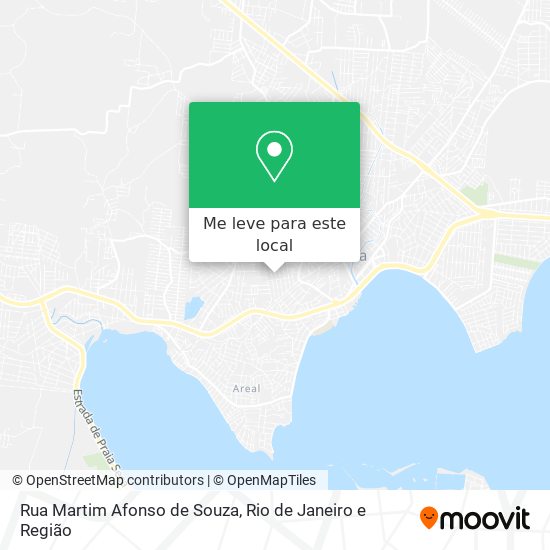 Rua Martim Afonso de Souza mapa