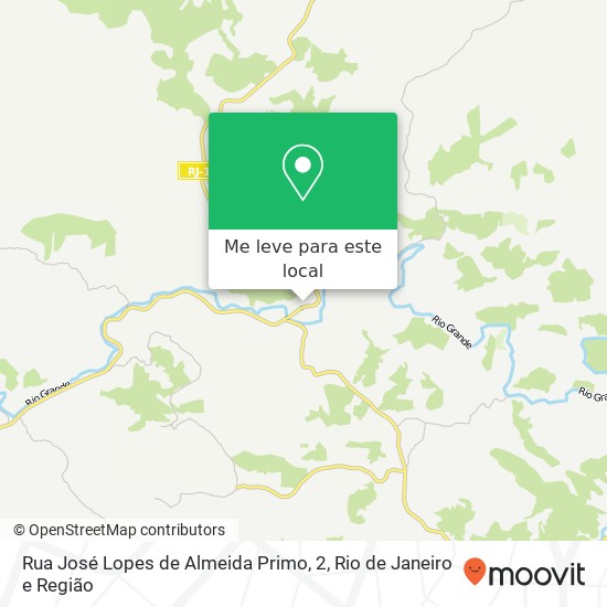 Rua José Lopes de Almeida Primo, 2 mapa