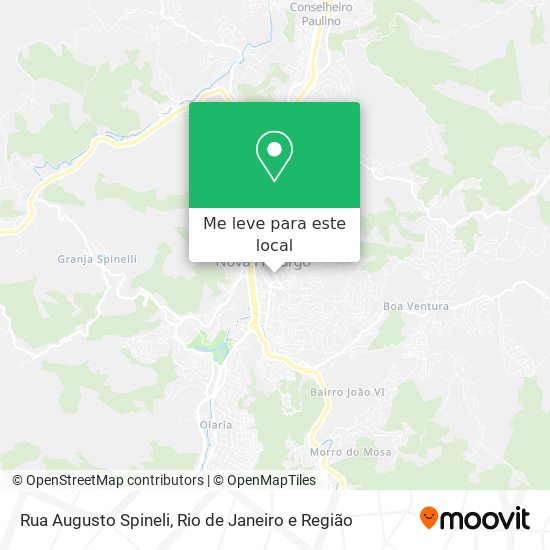 Rua Augusto Spineli mapa