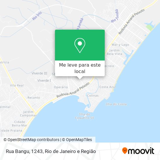 Rua Bangu, 1243 mapa