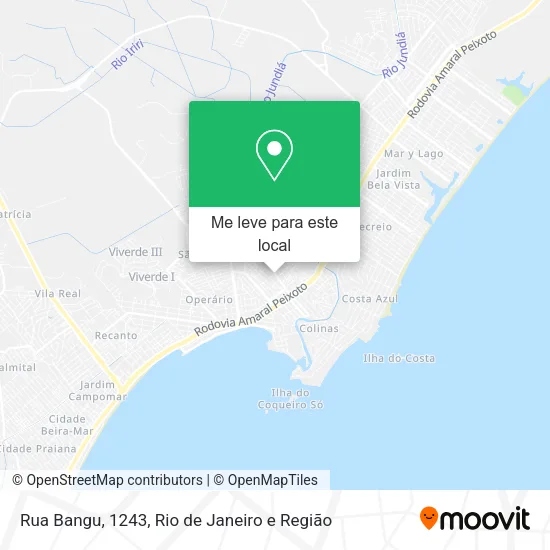 Rua Bangu, 1243 mapa