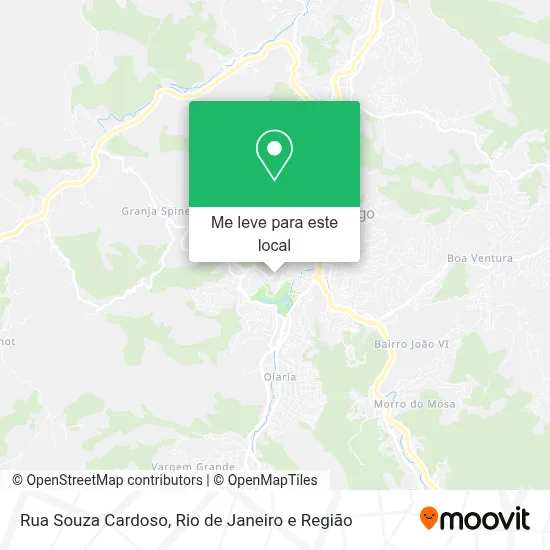 Rua Souza Cardoso mapa