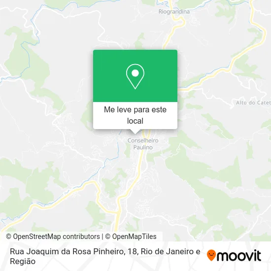 Rua Joaquim da Rosa Pinheiro, 18 mapa