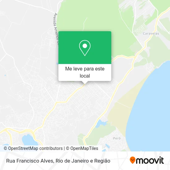 Rua Francisco Alves mapa