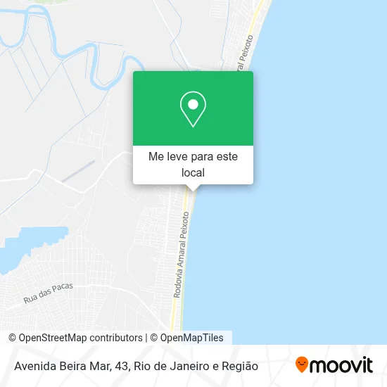 Avenida Beira Mar, 43 mapa