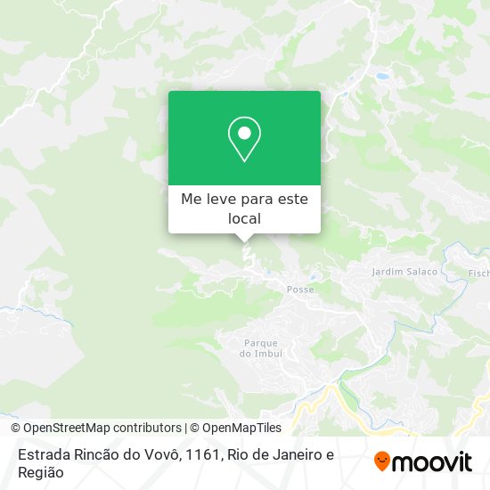 Estrada Rincão do Vovô, 1161 mapa