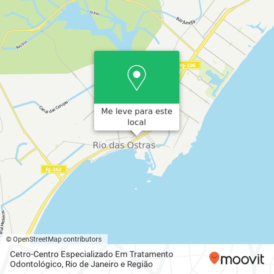 Cetro-Centro Especializado Em Tratamento Odontológico mapa