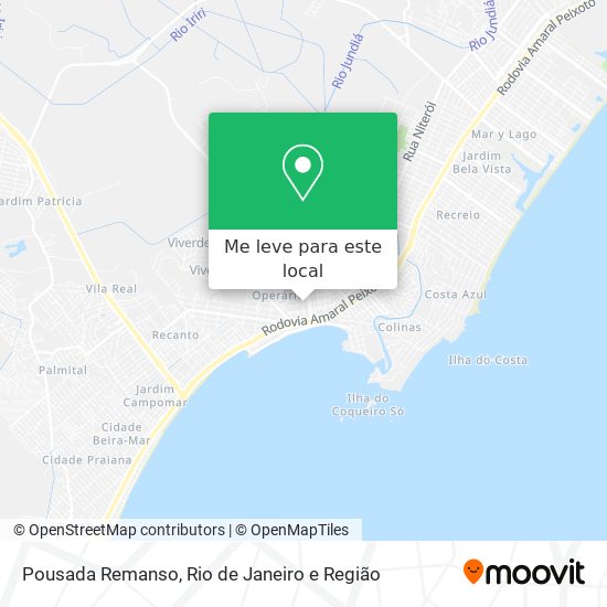 Pousada Remanso mapa