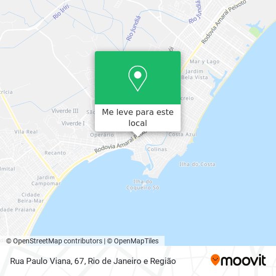 Rua Paulo Viana, 67 mapa