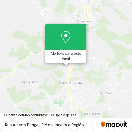 Rua Alberto Rangel mapa