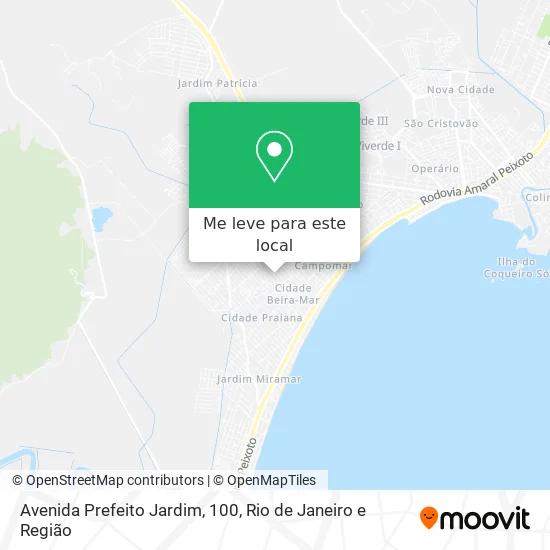 Avenida Prefeito Jardim, 100 mapa