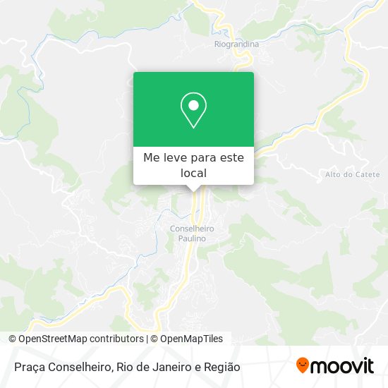 Praça Conselheiro mapa