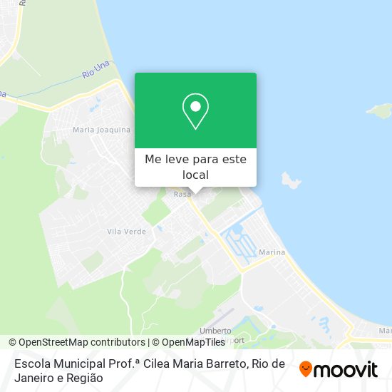 Escola Municipal Prof.ª Cilea Maria Barreto mapa
