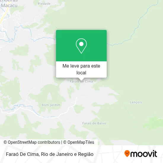 Faraó De Cima mapa