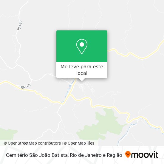 Cemitério São João Batista mapa