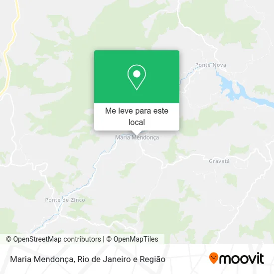 Maria Mendonça mapa