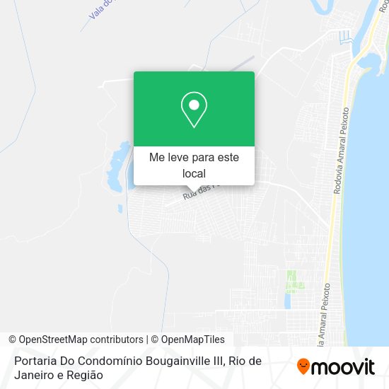Portaria Do Condomínio Bougainville III mapa