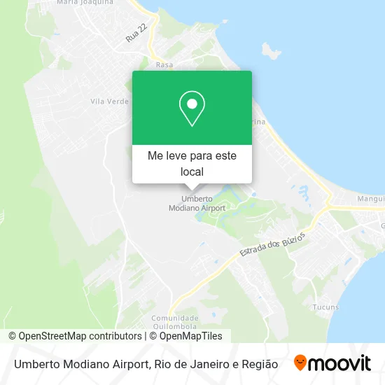 Umberto Modiano Airport mapa