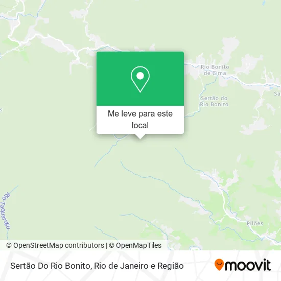 Sertão Do Rio Bonito mapa
