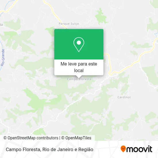 Campo Floresta mapa