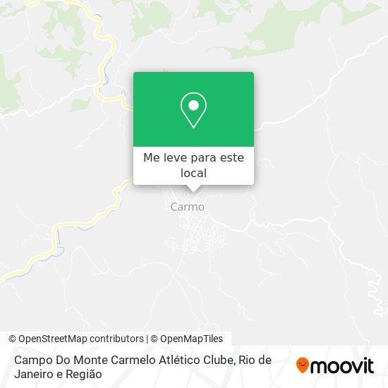 Campo Do Monte Carmelo Atlético Clube mapa