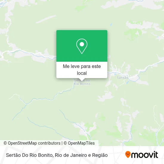 Sertão Do Rio Bonito mapa