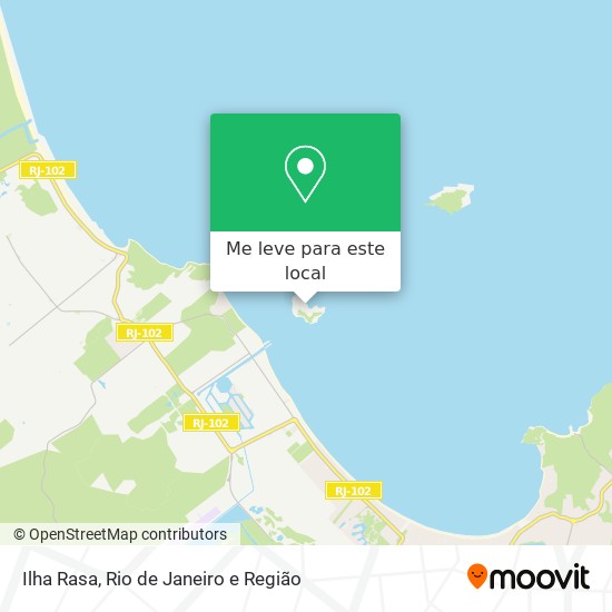 Ilha Rasa mapa