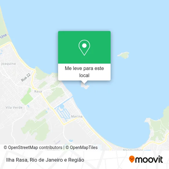 Ilha Rasa mapa